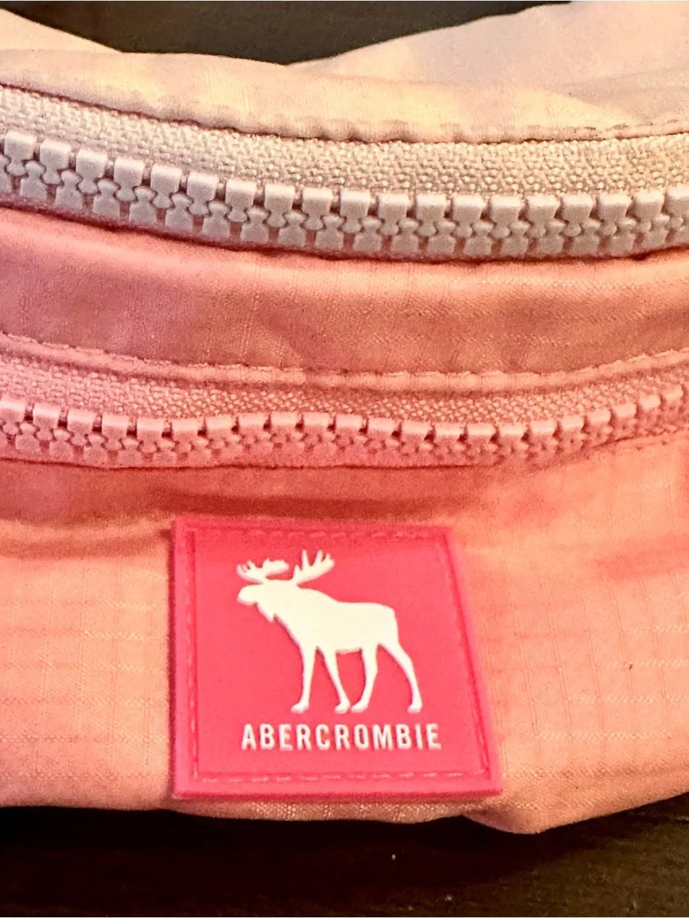 Abercrombie & Fitch Pink Ombre Kids Waist Bag Fanny Pack